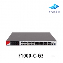 F1000-C-G3 华三H3C 24口全千兆防火墙网关8千兆光 16千兆电