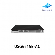 华为 USG6615E-AC企业级硬件防火墙6端口万兆光6千兆光16千兆电口